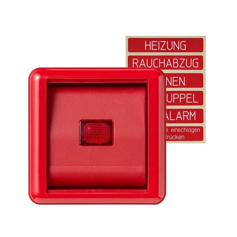 Jung Abdeckung Glasscheibe rt 860 WGL RT