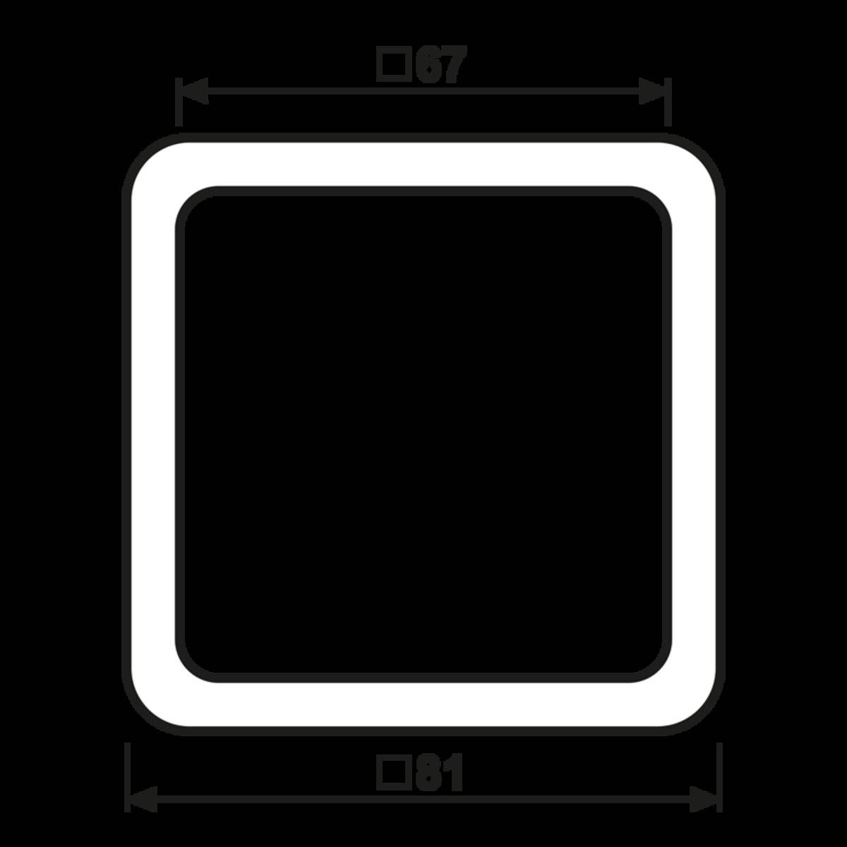 Jung Rahmen 1-fach br CD 581 WU BR