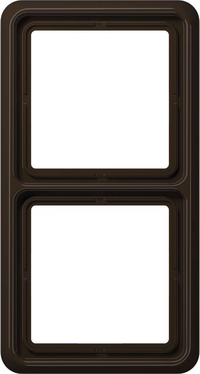 Jung Rahmen 2-fach br CD 582 WU BR