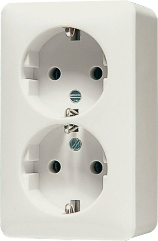Jung SCHUKO-Steckdose 2-fach 6022 A