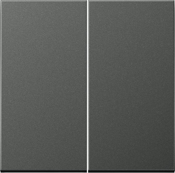 Ein Paar grauer strukturierter Paneele nebeneinander, getrennt durch eine dünne weiße Linie.