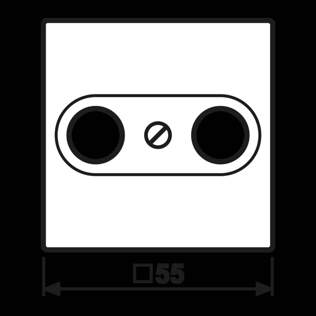 Jung Abdeckung aws A 561 BFPLTV WW