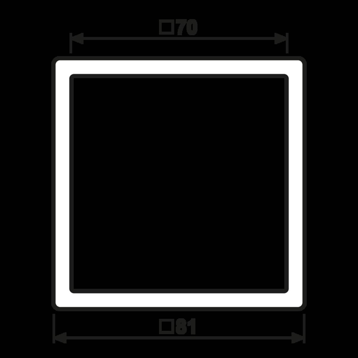 Jung Rahmen 1-fach aws LS 981 WW
