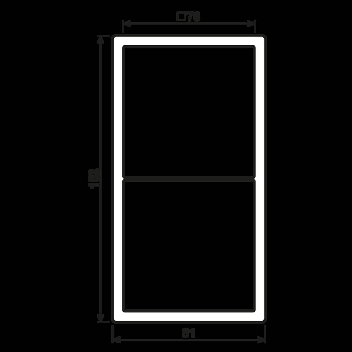 Jung Rahmen 2-fach gl.chr GCR 2982