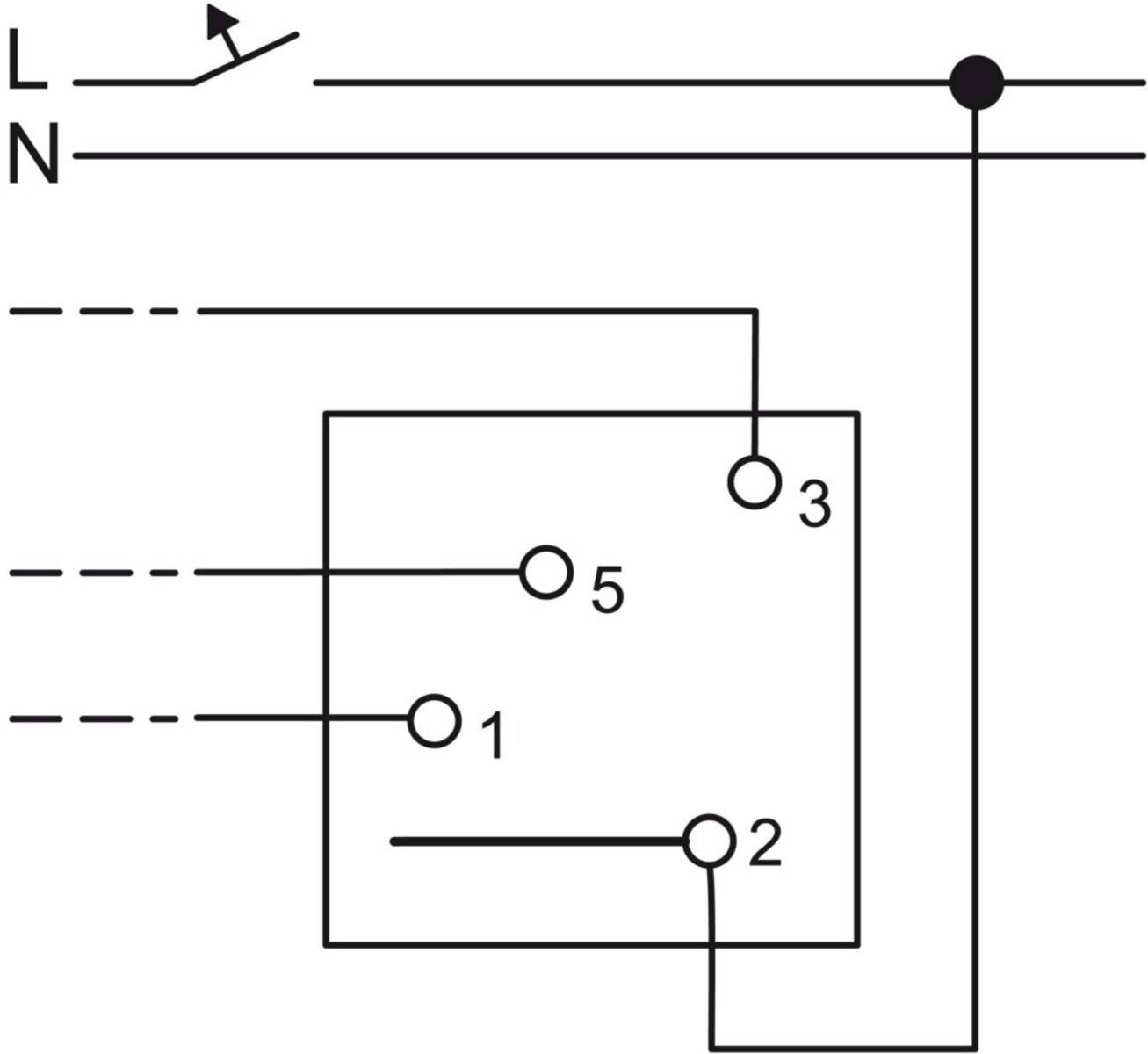 Busch-Jaeger Dreistufen-Drehschalter 2710 U