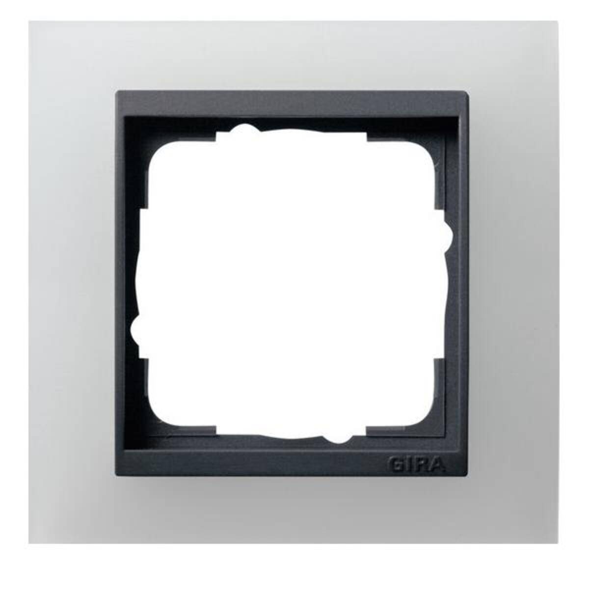 Gira Abdeckrahmen 1f.opak ws 021124