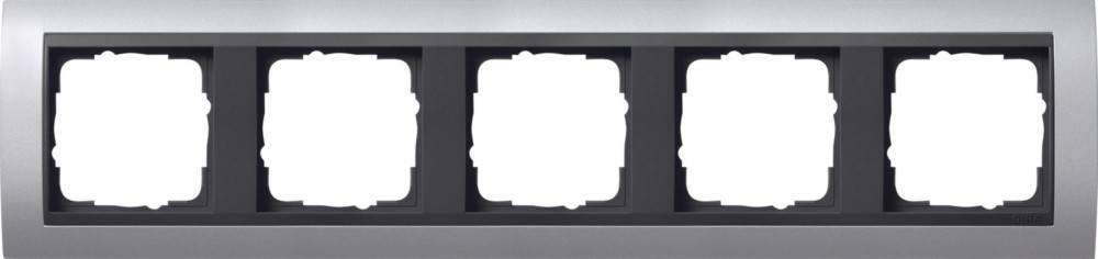 Gira Abdeckrahmen 5f. alu 021506