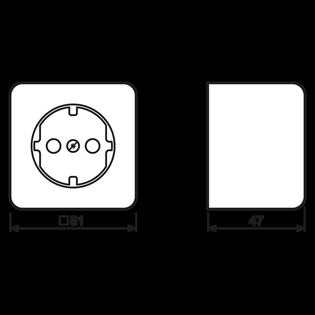 Jung SCHUKO-Steckdose aws 620 A WW