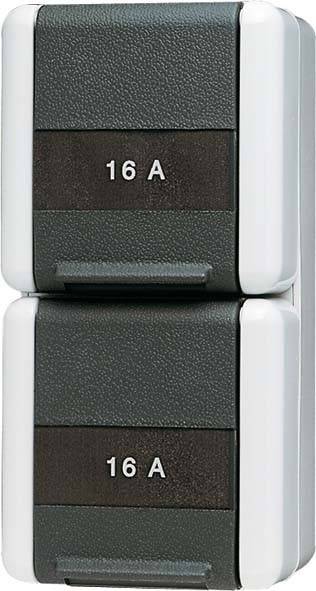 Jung SCHUKO-Steckdose 2-fach 8220 NAWSL