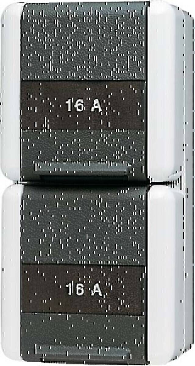 Jung SCHUKO-Steckdose 2-fach 822 NAW