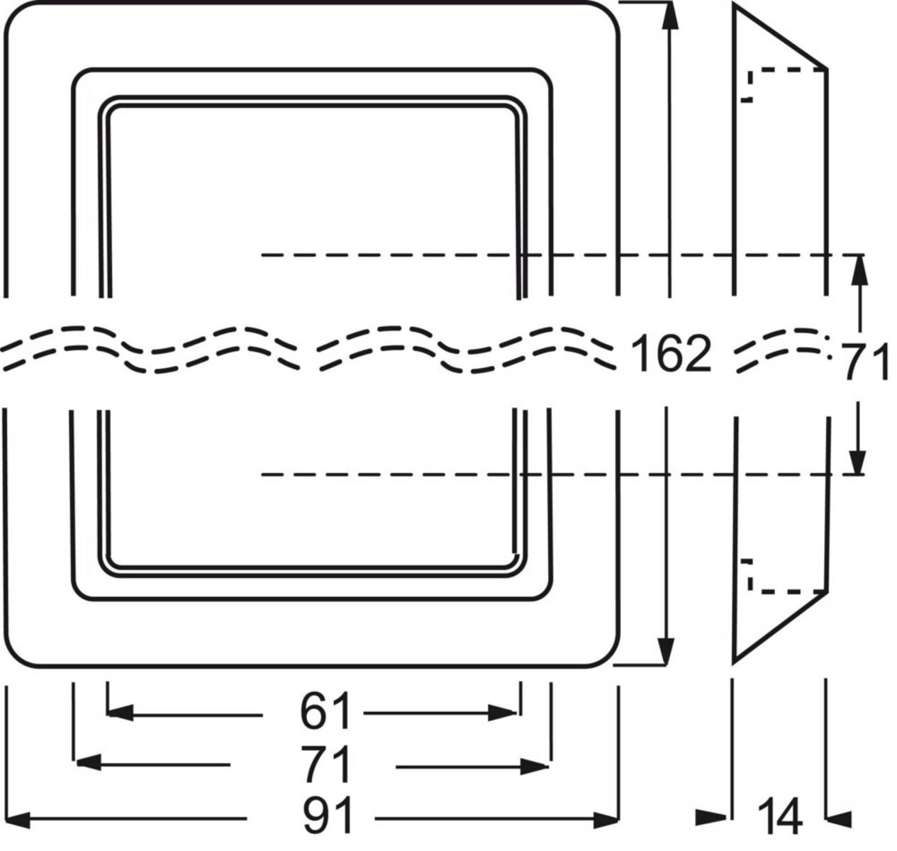 Busch-Jaeger Rahmen 2-fach 2102-32