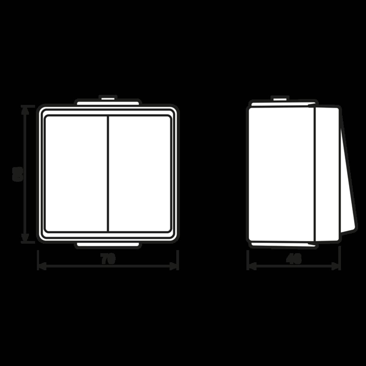 Jung Jalousie-Wippschalter ws 639 VW