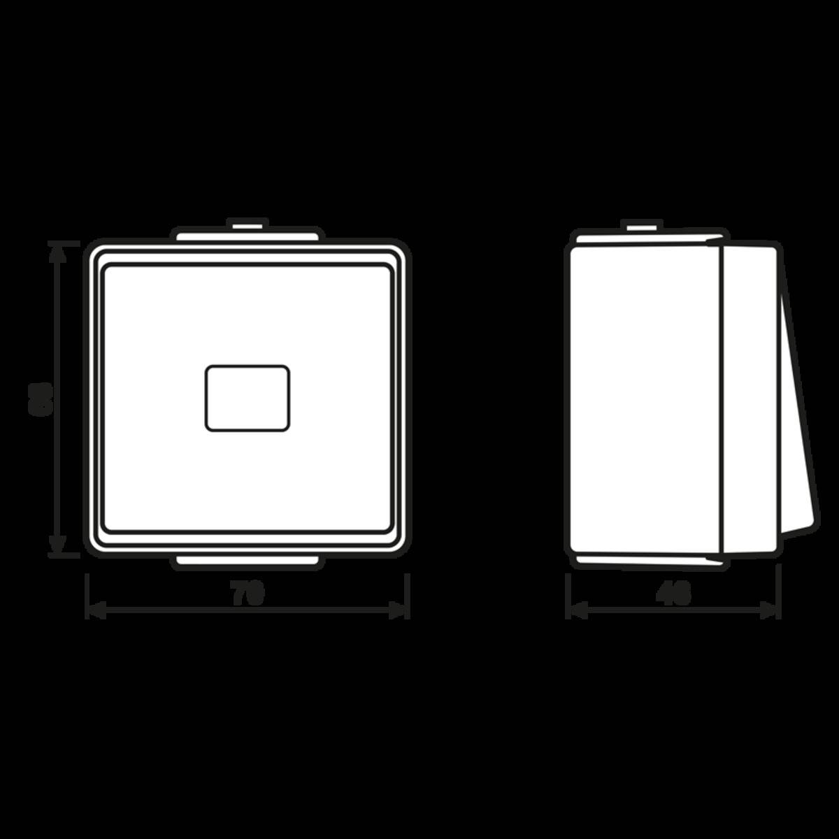 Jung Wipp-Kontrollschalter 606 KOW