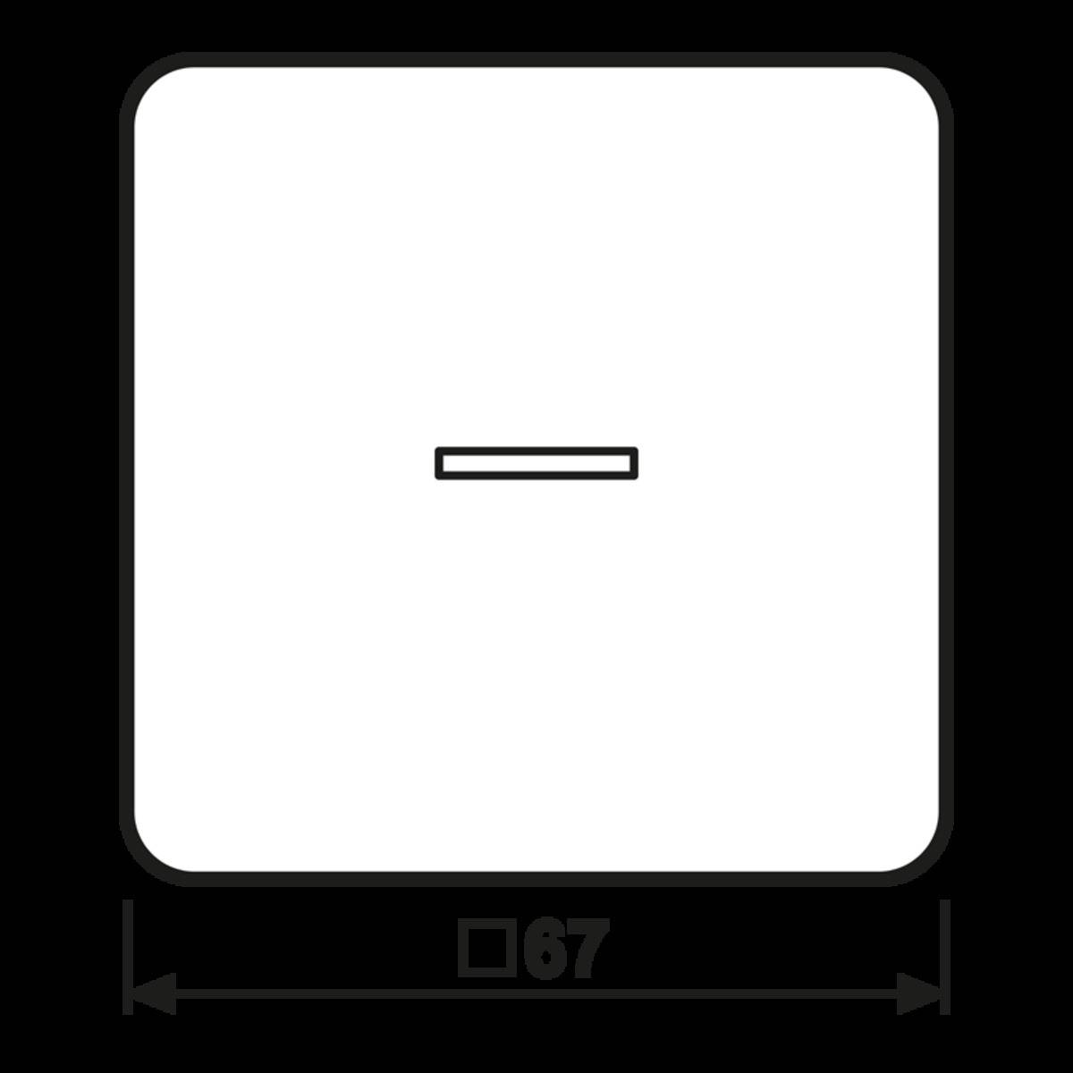 Jung Wippe Lichtleiter br CD 590 KO5 BR