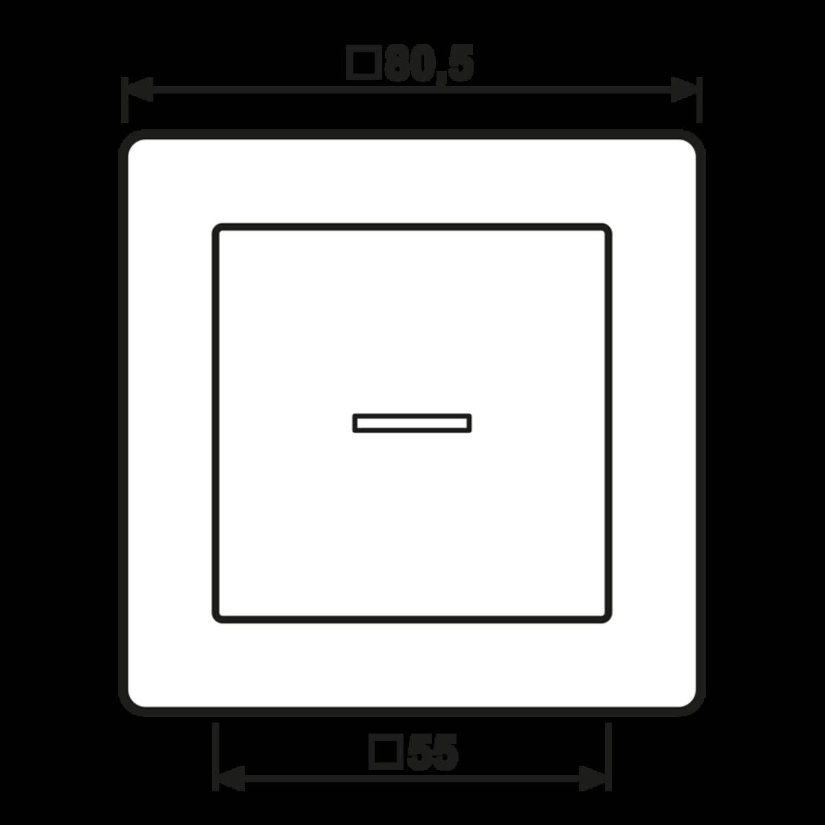 Jung Abdeckung Lichtleiter ws AS 590 KO5