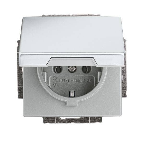 Busch-Jaeger Steckdose,Klappdeckel 20 EUK-866