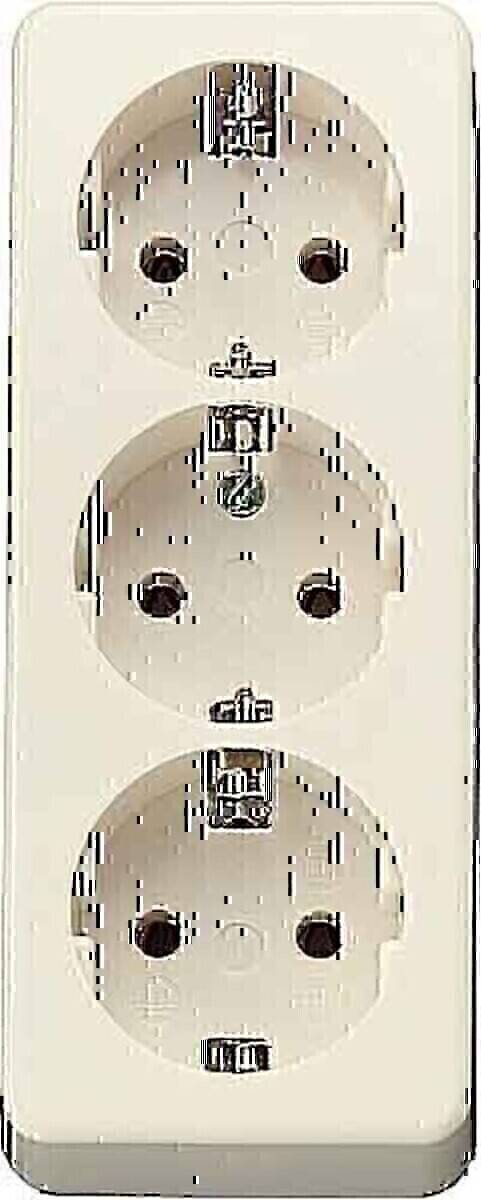 Jung Tischsteckdose 3-fach 10 S 23 LA
