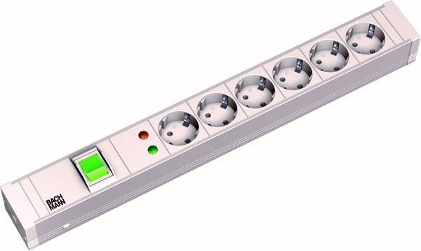 Bachmann 19Zoll Steckdosenleiste 6f 333.005