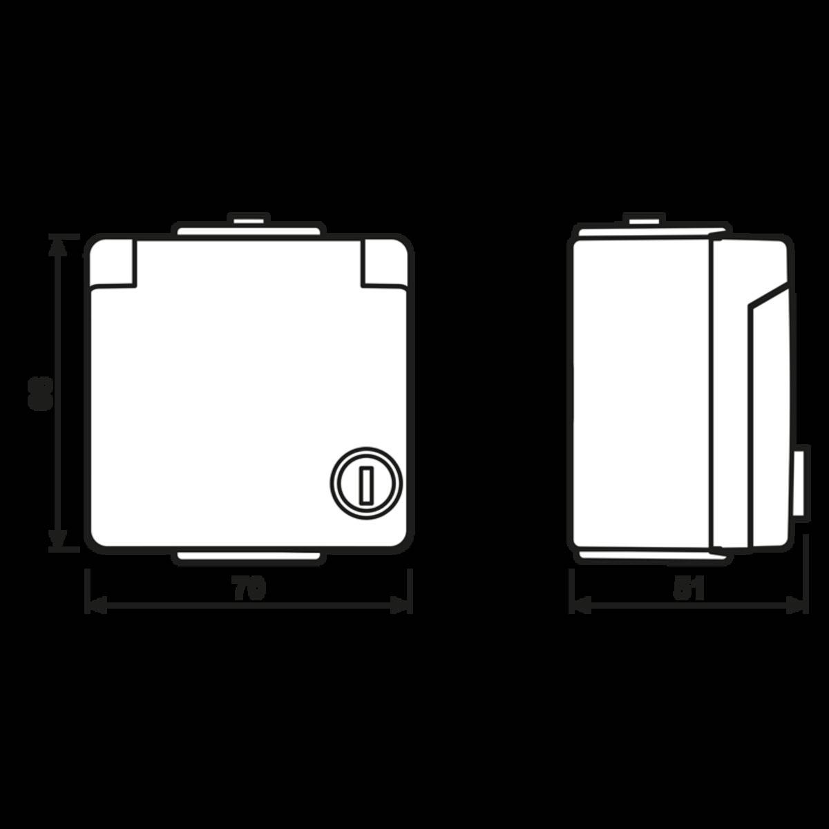 Jung SCHUKO-Steckdose 620 WSL