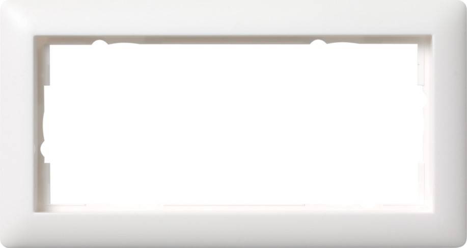 Ein rechteckiges weißes Objekt mit einer horizontalen Öffnung, möglicherweise ein Gerät, in einer minimalistischen Umgebung mit neutraler Beleuchtung angesehen.