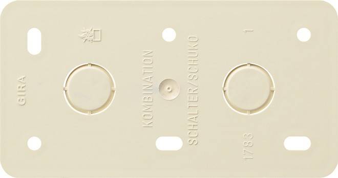 Gira Montageplatte 2f.cws 008013
