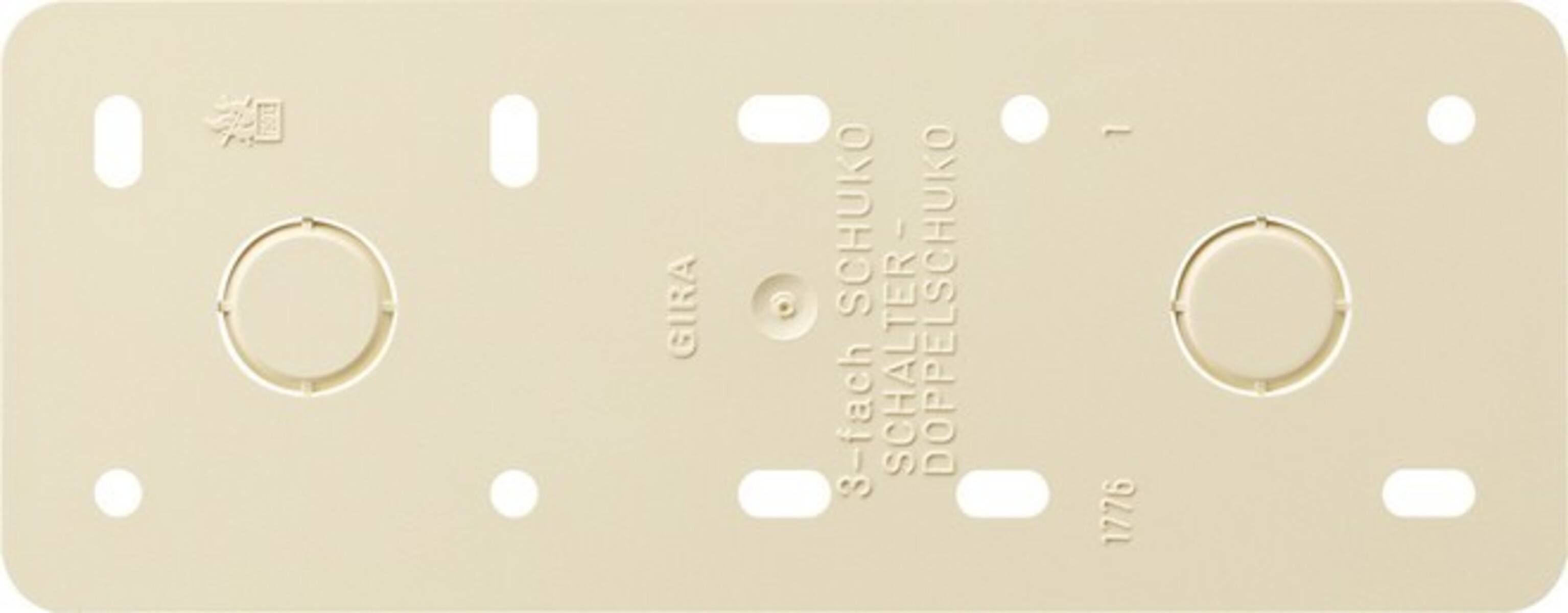 Gira Montageplatte 3f.cws 008313