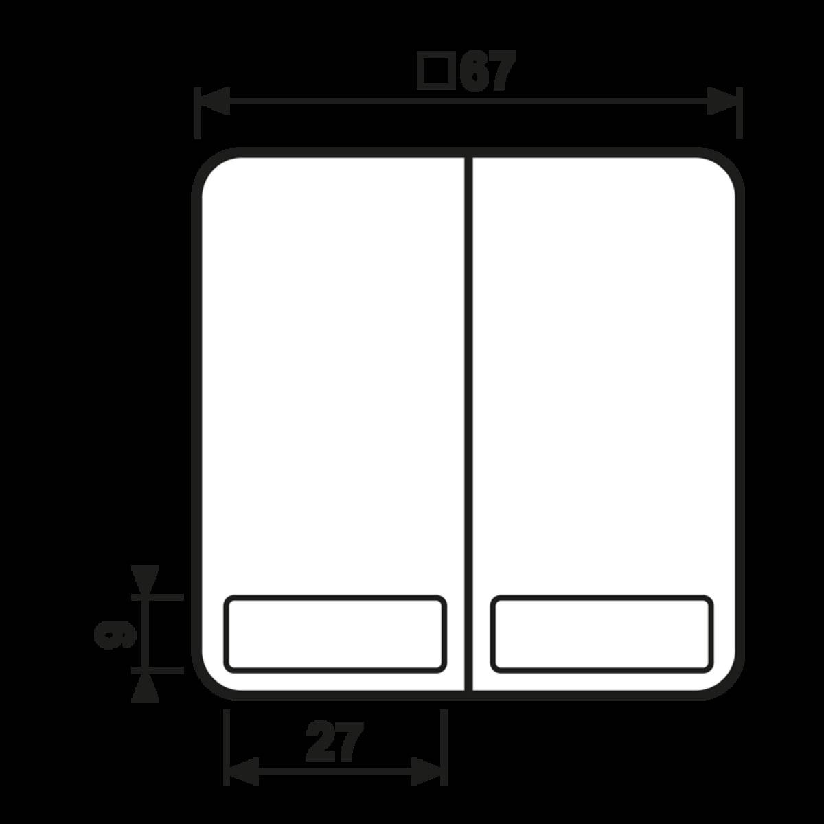 Jung Wippe Schriftfeld aws CD 595 NA WW