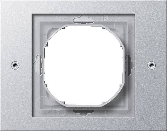 Gira Abdeckrahmen 1f.alu 021165
