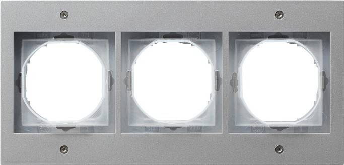 Gira Abdeckrahmen 3f.alu 021365