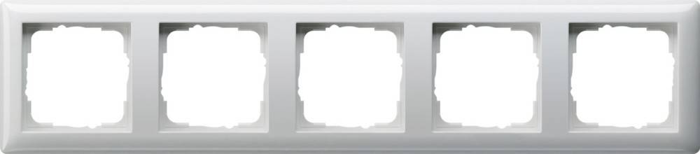 Gira Abdeckrahmen 5f. rws-gl 021503