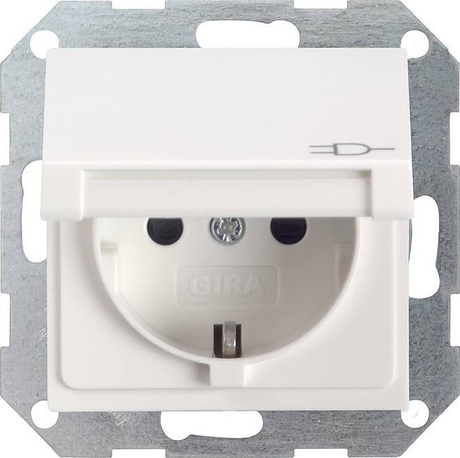 Gira Schuko-Steckdose rws-gl 041403