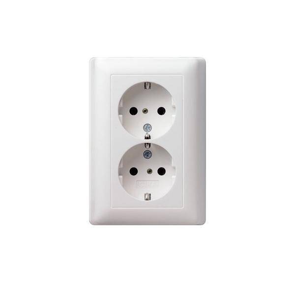 Gira Schuko-Doppelst.ds. rws-gl 078303