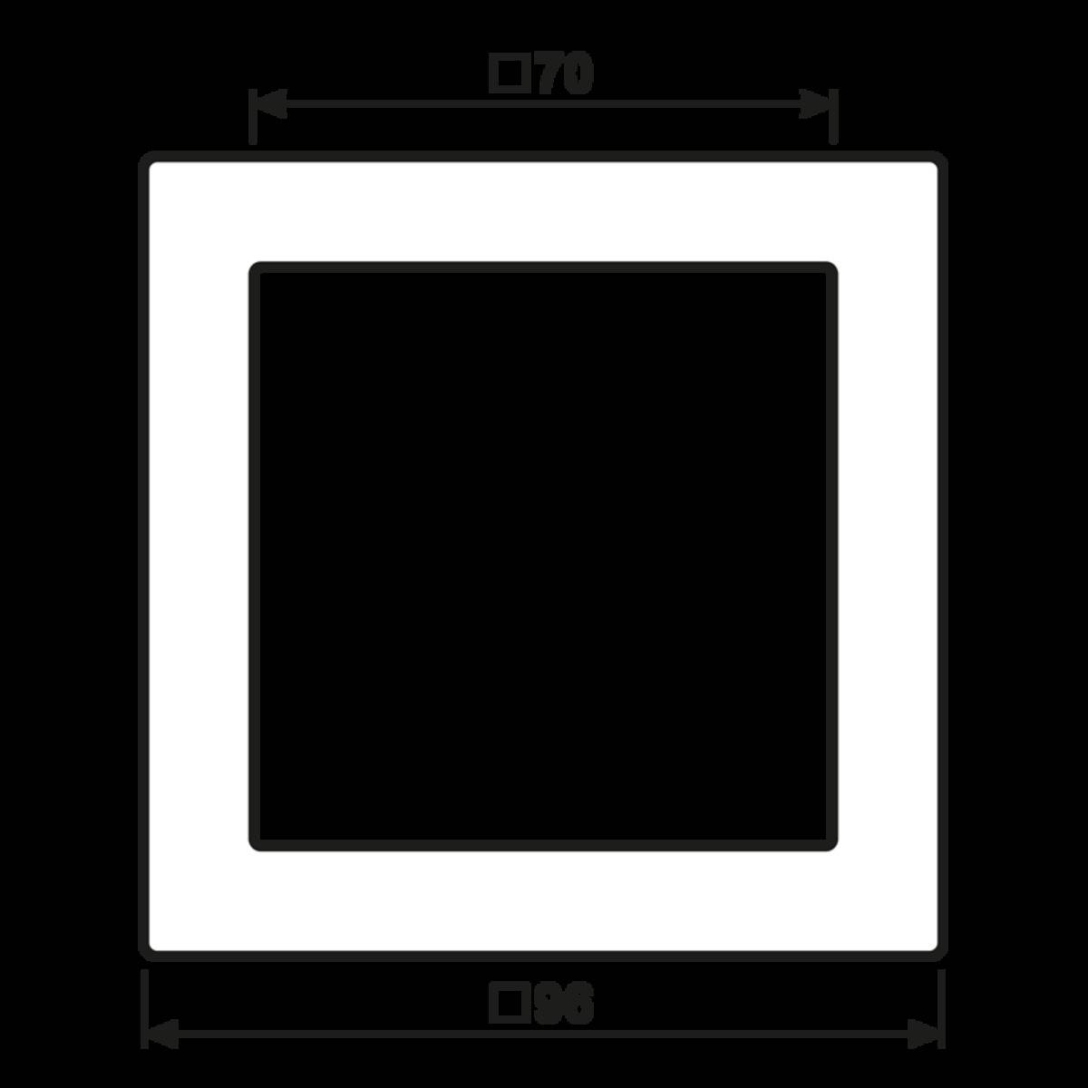 Jung Rahmen 1-fach alu FDAL 2981