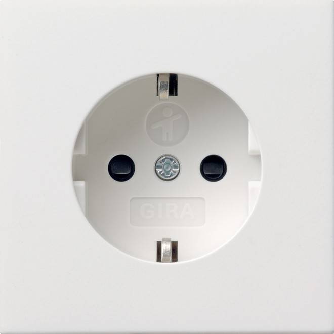 Gira Schuko-Steckdose rws-gl 0453112