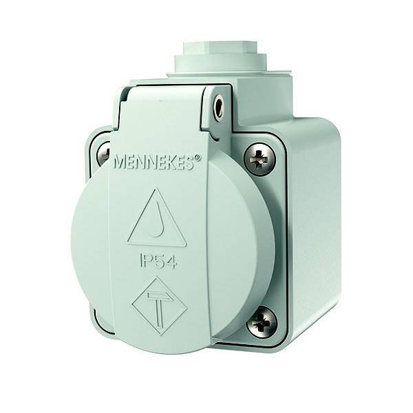Mennekes Wanddose 16A2p+PE 10118