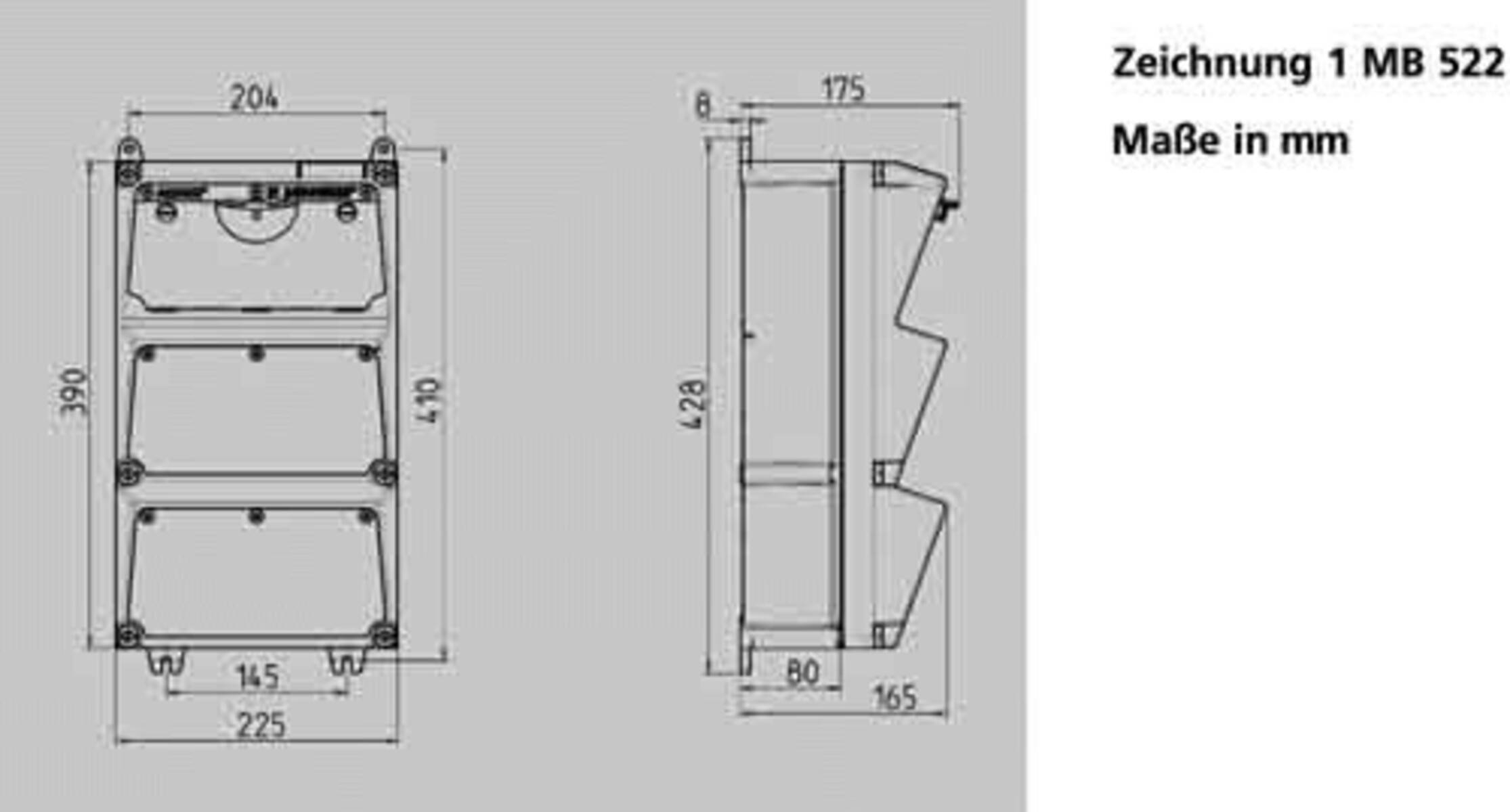 Mennekes Steckdosen-Kombination 930003