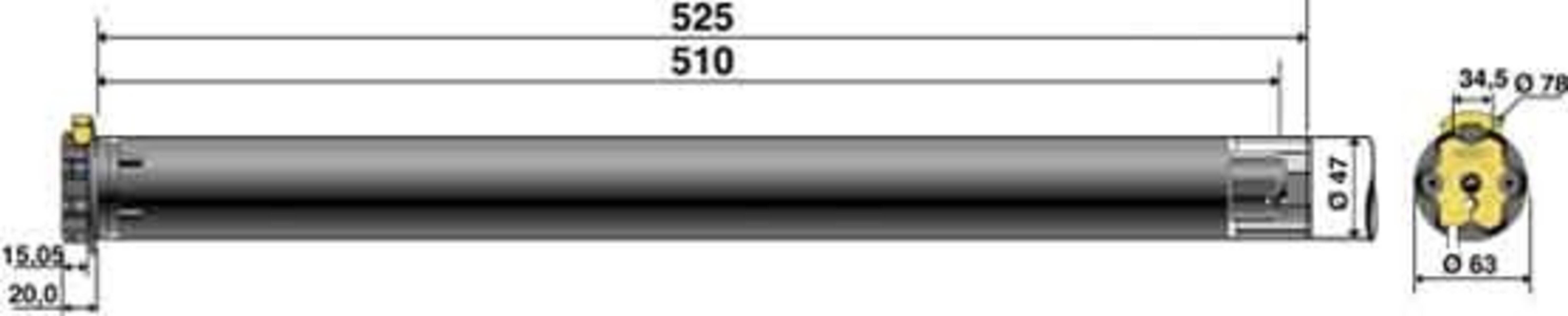 Somfy Rollladenmotor 1039499