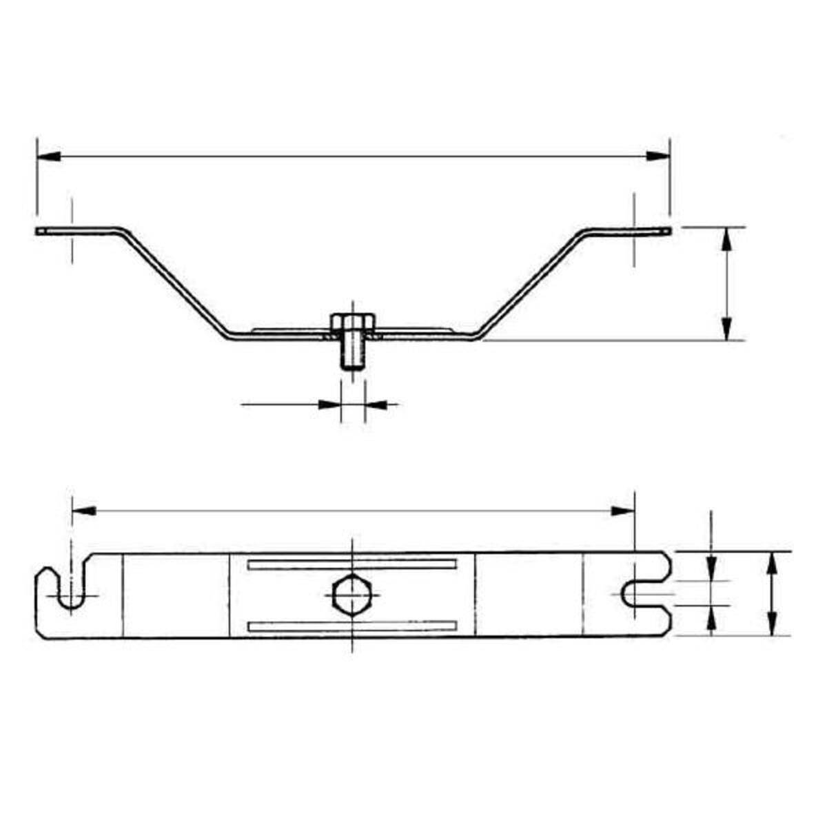 Ceag Sicherheitst. Deckenbügel D92