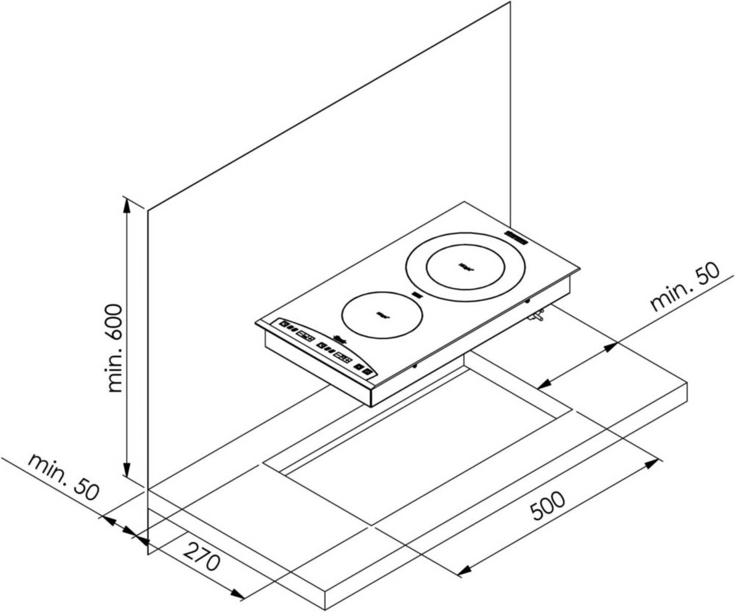 Rommelsbacher EB-Kochfeld Domino EBC 3477/TC