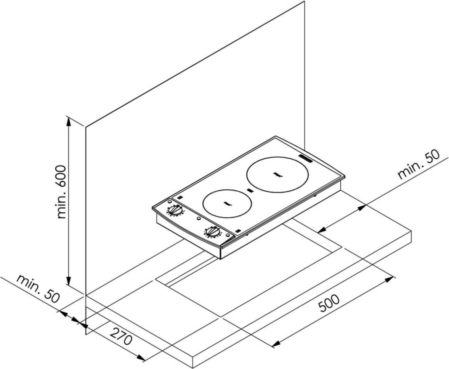 Rommelsbacher EB-Kochmulde Domino EBS 3074/E