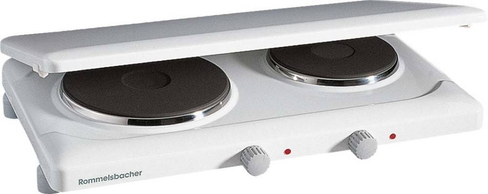 Rommelsbacher Doppelkochplatte m.Abdeck. THL 2597/A