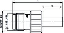 Telegärtner TNC-Kabelbuchse 100023786