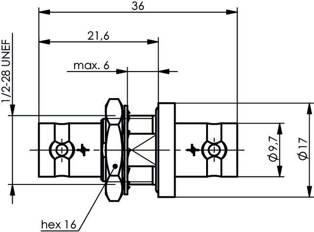 Telegärtner BNC Kupplung (F-F) 100023603