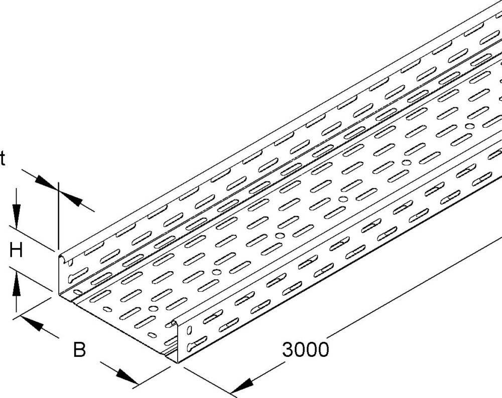 Niedax Kabelrinne RLC 60.400