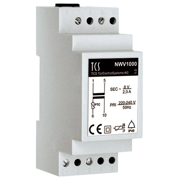 TCS Tür Control Klingeltransformator 2 A NWV1000-0400 TCS Tür Control Klingeltransformator 2 A NWV1000-0400