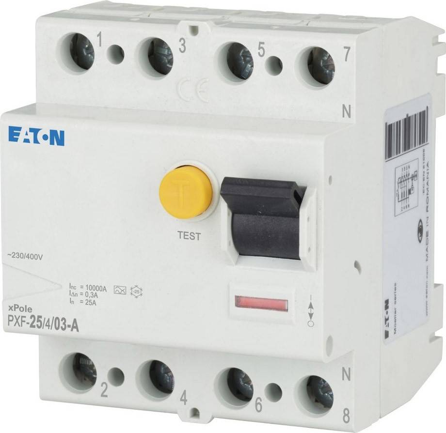 Eaton FI-Schutzschalter PXF-25/4/03-A