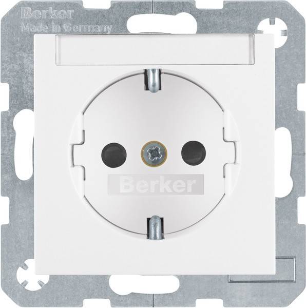 Berker SCHUKO-Steckdose pws/gl 47498989