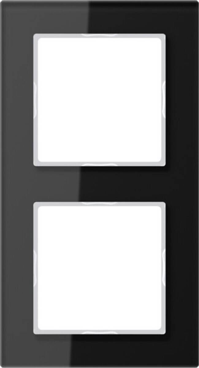 Jung Glasrahmen 2-fach sw AC 582 GL SW