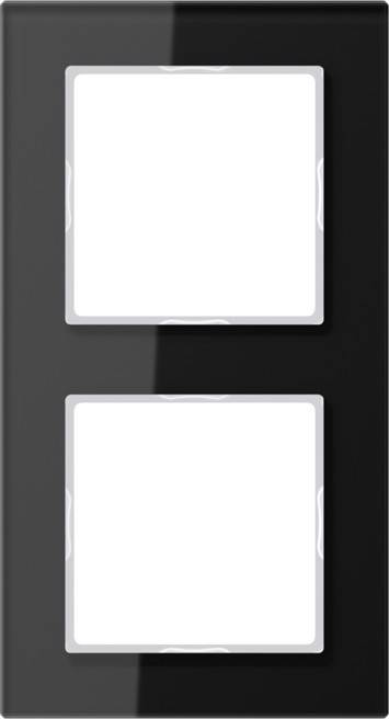 Jung Glasrahmen 2-fach sw AC 582 GL SW
