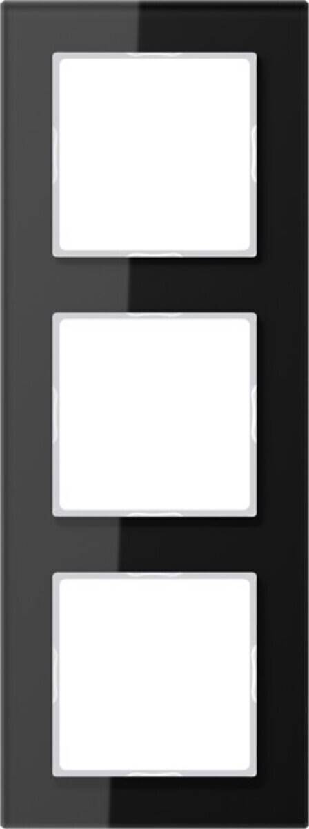 Jung Glasrahmen 3-fach sw AC 583 GL SW